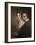 Self-Portrait of the Artist Painting His Wife, c.1810-Thomas Sully-Framed Giclee Print