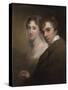 Self-Portrait of the Artist Painting His Wife, c.1810-Thomas Sully-Stretched Canvas