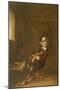 Self Portrait of the Artist Playing a Violin-John Absolon-Mounted Giclee Print