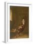 Self Portrait of the Artist Playing a Violin-John Absolon-Framed Premium Giclee Print