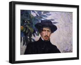 Self Portrait of the Artist-Umberto Boccioni-Framed Art Print