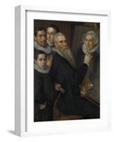Self- Portrait of the Painter with His Family,-Jacob Willemsz Delff I-Framed Art Print