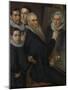 Self- Portrait of the Painter with His Family,-Jacob Willemsz Delff I-Mounted Art Print