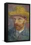 Self Portrait of Van Gogh-Vincent van Gogh-Framed Stretched Canvas