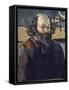 Self-Portrait - Oil on Canvas, 1875-Paul Cezanne-Framed Stretched Canvas