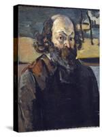 Self-Portrait - Oil on Canvas, 1875-Paul Cezanne-Stretched Canvas