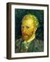 Self-portrait. Oil on canvas (1887) 44.1 x 35.1 cm R.F. 1947-28.-Vincent van Gogh-Framed Giclee Print