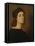 Self Portrait (Oil on Panel)-Raphael (1483-1520)-Framed Stretched Canvas