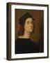 Self Portrait (Oil on Panel)-Raphael (1483-1520)-Framed Giclee Print