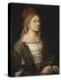Self-Portrait or Portrait of the Artist Holding a Thistle-Albrecht Dürer-Stretched Canvas