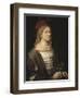 Self-Portrait or Portrait of the Artist Holding a Thistle-Albrecht Dürer-Framed Art Print