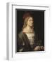 Self-Portrait or Portrait of the Artist Holding a Thistle-Albrecht Dürer-Framed Art Print