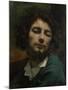 Self Portrait Or, the Man with a Pipe, circa 1846-Gustave Courbet-Mounted Giclee Print
