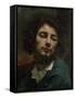 Self Portrait Or, the Man with a Pipe, circa 1846-Gustave Courbet-Framed Stretched Canvas