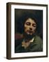 Self-Portrait or the Man with the Pipe (Oil on Canvas, 1849)-Gustave Courbet-Framed Giclee Print