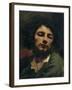 Self-Portrait or the Man with the Pipe (Oil on Canvas, 1849)-Gustave Courbet-Framed Giclee Print