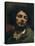 Self-Portrait or the Man with the Pipe (Oil on Canvas, 1849)-Gustave Courbet-Stretched Canvas