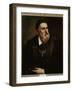Self-Portrait (Painting, 1562)-Titian (c 1488-1576)-Framed Giclee Print