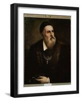 Self-Portrait (Painting, 1562)-Titian (c 1488-1576)-Framed Giclee Print