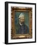 Self-Portrait. Painting by Paul Cezanne (1839-1906), Oil on Canvas around 1880. French Art, 19Th Ce-Paul Cezanne-Framed Giclee Print