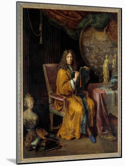 Self Portrait Painting by Pierre Mignard (1612-1695) 17Th Century. Sun 2,35X1,88 M. - Self Portrait-Pierre Mignard-Mounted Giclee Print