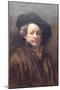 Self Portrait Rembrandt-Rembrandt van Rijn-Mounted Art Print