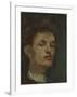 Self Portrait - Ruddy-Edvard Munch-Framed Premium Giclee Print