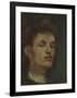 Self Portrait - Ruddy-Edvard Munch-Framed Premium Giclee Print