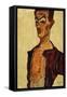 Self Portrait Screaming-Egon Schiele-Framed Stretched Canvas