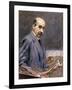 Self Portrait; Selbstbildnis-Max Liebermann-Framed Giclee Print