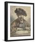 Self-Portrait Sketching, 1752 (Black and Red Chalk with Watercolour, Pastel, Pen and Black Ink)-Georg Friedrich Schmidt-Framed Giclee Print