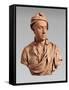 Self Portrait (Terracotta)-John Michael (1684-1770) Rysbrack-Framed Stretched Canvas