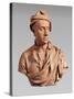 Self Portrait (Terracotta)-John Michael (1684-1770) Rysbrack-Stretched Canvas