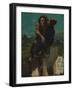 Self-Portrait (The Man Made Mad by Fea)-Gustave Courbet-Framed Giclee Print