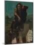 Self-Portrait (The Man Made Mad by Fea)-Gustave Courbet-Mounted Giclee Print