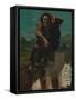 Self-Portrait (The Man Made Mad by Fea)-Gustave Courbet-Framed Stretched Canvas