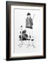 Self Portrait Tied to a Herm-Aubrey Beardsley-Framed Giclee Print
