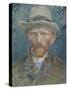 Self-Portrait, Vincent Van Gogh.-Vincent van Gogh-Stretched Canvas