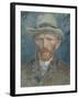 Self-Portrait, Vincent Van Gogh.-Vincent van Gogh-Framed Art Print