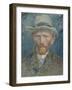 Self-Portrait, Vincent Van Gogh.-Vincent van Gogh-Framed Art Print