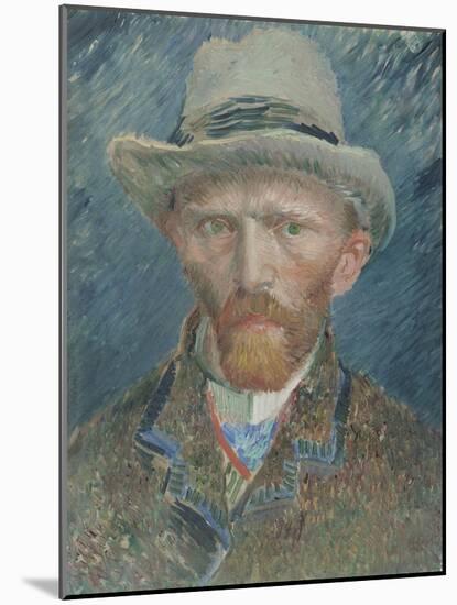 Self-Portrait, Vincent Van Gogh.-Vincent van Gogh-Mounted Art Print