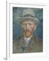 Self-Portrait, Vincent Van Gogh.-Vincent van Gogh-Framed Art Print