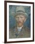 Self-Portrait, Vincent Van Gogh.-Vincent van Gogh-Framed Art Print