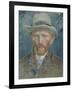 Self-Portrait, Vincent Van Gogh.-Vincent van Gogh-Framed Art Print