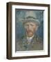 Self-Portrait, Vincent Van Gogh.-Vincent van Gogh-Framed Premium Giclee Print