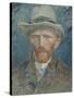 Self-Portrait, Vincent Van Gogh.-Vincent van Gogh-Stretched Canvas