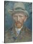 Self-Portrait, Vincent Van Gogh.-Vincent van Gogh-Stretched Canvas