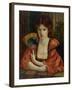 Self Portrait (W/C on Paper) (See also 183575)-Marie Spartali Stillman-Framed Giclee Print