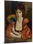 Self Portrait (W/C on Paper) (See also 183575)-Marie Spartali Stillman-Mounted Giclee Print