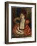 Self Portrait (W/C on Paper) (See also 183575)-Marie Spartali Stillman-Framed Giclee Print